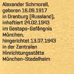 Alexander Schmorell, Geburtsdatum:: 16.09.1917, Geburtsort:: Orenburg (Russland), Todesdatum:: 13.07.1943, Todesort:: München