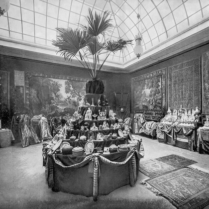 Oberlichtsaal im Auktionshaus Hugo Helbing