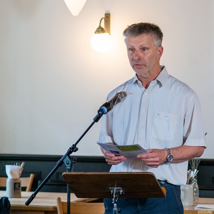 Albert Knoll von der KZ-Gedenkstätte Dachau