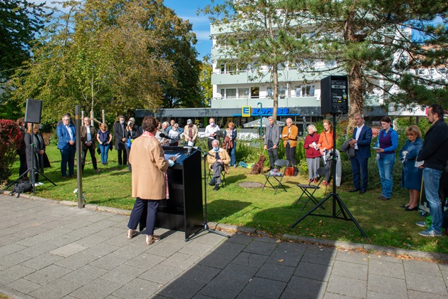 Gedenkveranstaltung an der Wasserburger Landstraße 209