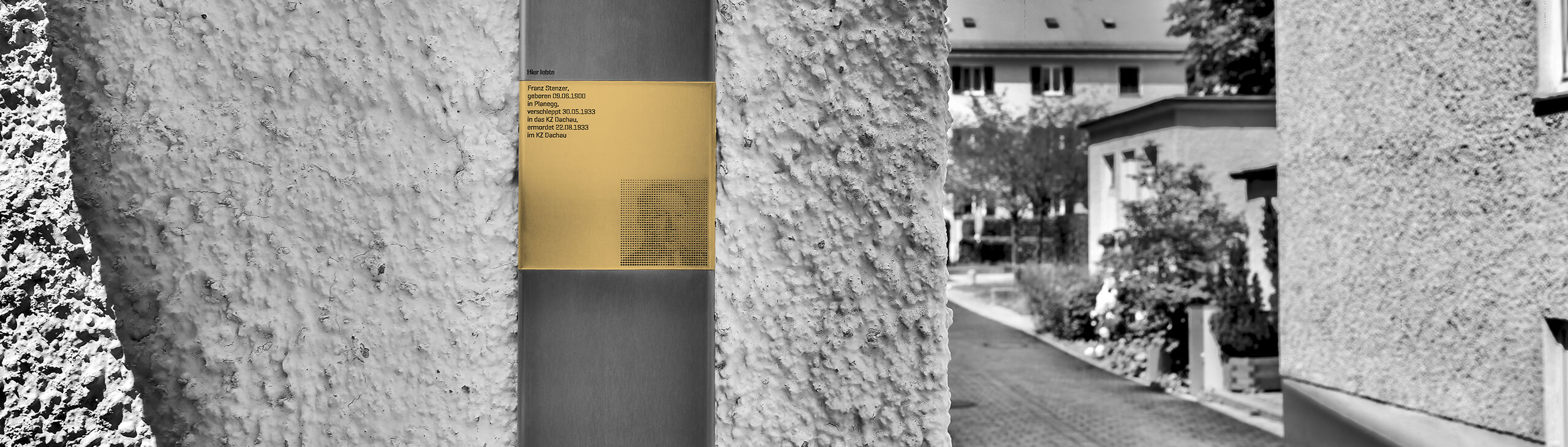 Erinnerungszeichen für Franz Stenzer