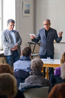 Stadträte Marian Offman und Gerhard Mayer, in Vertretung des Oberbürgermeisters der Landeshauptstadt München