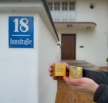 Erinnerungszeichen für Wilhelm und Irene Neuburger