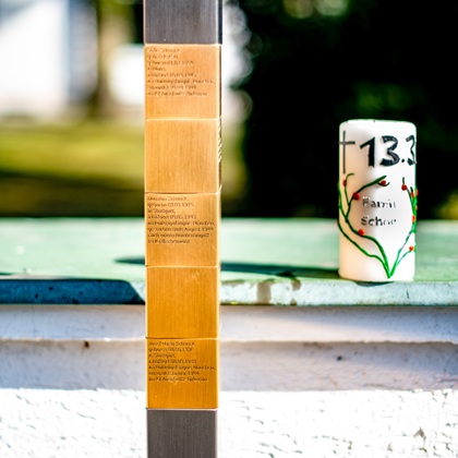 Erinnerungszeichen für Familie Schneck