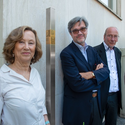 Erinnerungszeichen für Lina Binswanger and Anneliese Treumann 