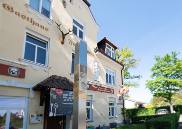 The Memorial Signs at Fasangartenstraße 124