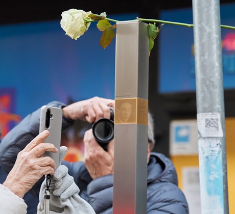 Memorial Sign for Siegmund Oppenheimer