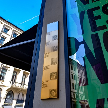 Memorial Signs at Kammerspiele