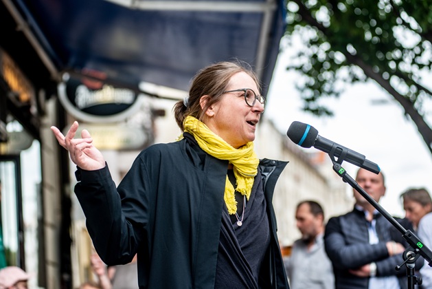 Vertreterin der Hausgemeinschaft Dreimühlenstraße 28