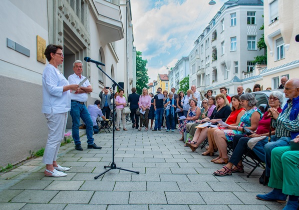 Gedenkveranstaltung in der Ohmstraße