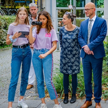 Schülerinnen des Wittelsbacher-Gymnasiums