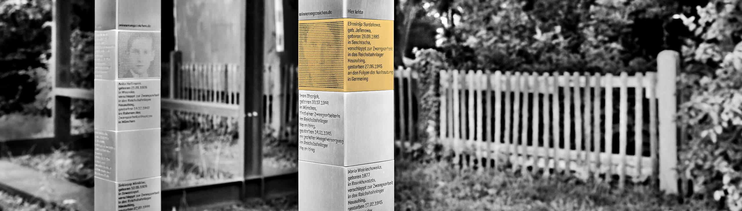 Stele with Memorial Sign for Efrosinija Surdakowa